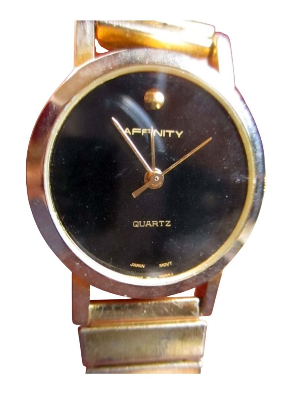 Affinity Black Face Quartz Ladies Watch DEAD BATTERY 30 DAY GUARANTEE